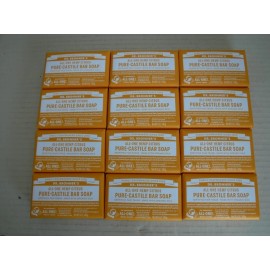 Dr. Bronner's Pure Castile Bar Soap 5 Oz Citrus - 12 PACK