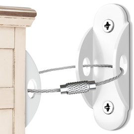 4our Kiddies 4our Kiddies Furniture Anchors (6 Pack) 2024 Upgraded Furniture Straps for Baby Proofing, Secure 400 Pound Furniture to Wall Prevent Falling Anti Tip Earthquake Straps for Child Safety