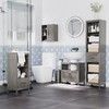 LJLB Space-Saving Pedestal Sink Storage Cabinet for Bathroom, Under Sink