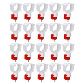 Unbranded 20 Chicken Waterer Nipples For Poultry Feeder for Ducks Birds and Chickens