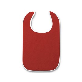 Adult Bibs for Women & Men, Clothing Protectors for Eating, Adult Bib Crumb Catcher, Reusable, Washable (Red, 45 * 75CM)