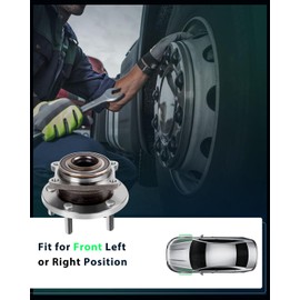 SCITOO 513263 Front Wheel Bearing for Chrysler 200 2011-2014, for Chrysler Cirrus/Sebring 2007-2010, for Dodge Avenger 2008-2014, for Dodge Caliber 2009-2009 W/ABS 5 Lugs Wheel hub Assembly