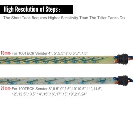 100Tech 100TECH Boat Fuel Sending Unit Float Replacement 0-90 ohms 9"(230mm) Marine for Yacht Truck RV Fuel Gauge Sending Unit Fuel Water Level Sending Gas Sender