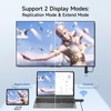 ORIVISION Phone/Tablet Wireless Mirroring-HDMI Transmitter and Receiver 328FT/100M, 5.8G/2.4G Display