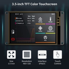BIGTREETECH TFT35 SPI V2.1 Graphic Smart Display Compatible BTT Manta M8P/M4P/M5P, Manta E3EZ Control Board + CB1 Support Running Klipper Firmware DIY Upgrade 3D Printer