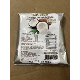 AllCoco Coconut Cream Powder AllCoco 5.3oz 150 Grams . Best Before 4-02-20
