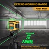 PREXISO Rechargeable 360° Self Leveling Green Laser Level with Tripod,