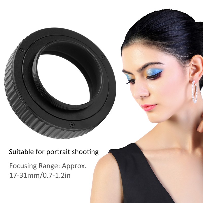 NEWYI M42‑M39 17‑31mm Camera Adjustable Focusing Helicoid Adapter Macro Extension