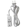 3 Outlet Surge Protector Power Strip, Input :2 Flat pins,Output:3X3pins,3FT,6Ft,9Ft,15Ft