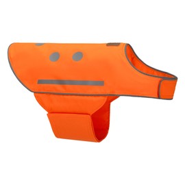 SPOT THE DOG! Reflective Vest Safety Apparel for All Dogs - Easy Fastening Closure, High Visibility Fluorescent Orang