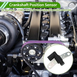 HOPESPANNER No.4402560/9110560 Crankshaft Position Sensor for RENAULT Laguna Hatchback 1.6 16V 1997-2001 Sturdy Black Engine Crank CKP Sensor Metal Plastic 1 Pc