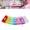 100 Pcs Plastic Clip Colorful Clear Clothespins Photos Crafts Memos