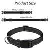 Light Up Dog Collar Reflective Pet Collar Adjustable Nylon Collars