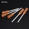 uxcell 50 Pcs 15G Plastic Dispensing Needles with Luer Lock,