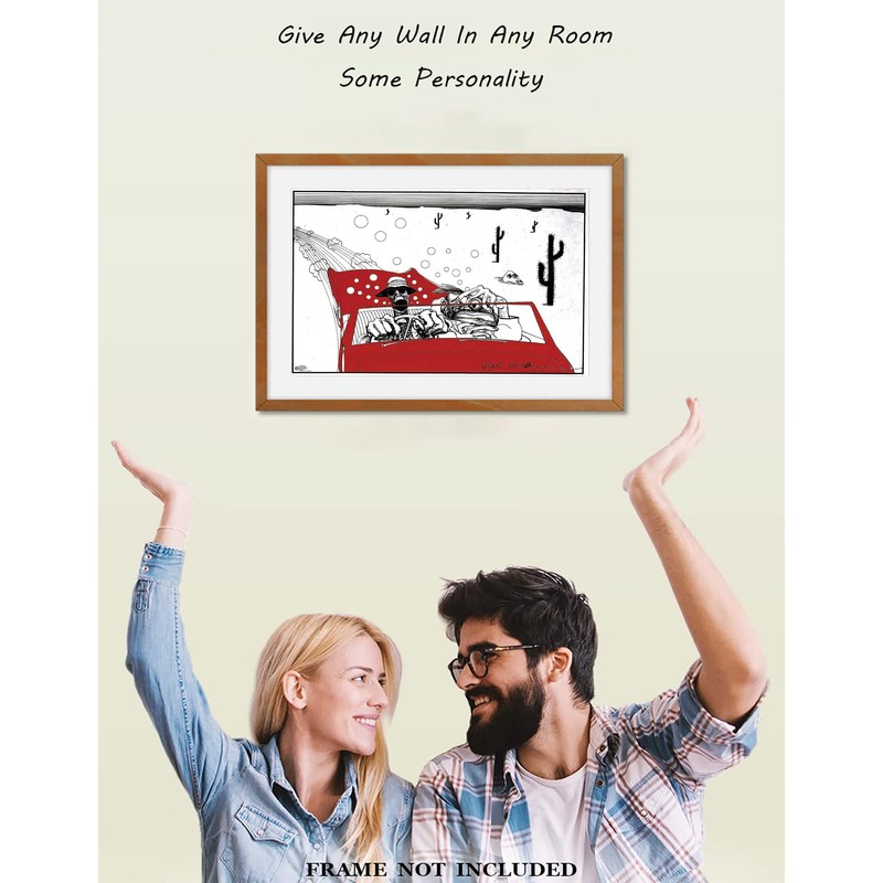 Póster de Ralph Steadman Fear and Loathing sin marco, 30