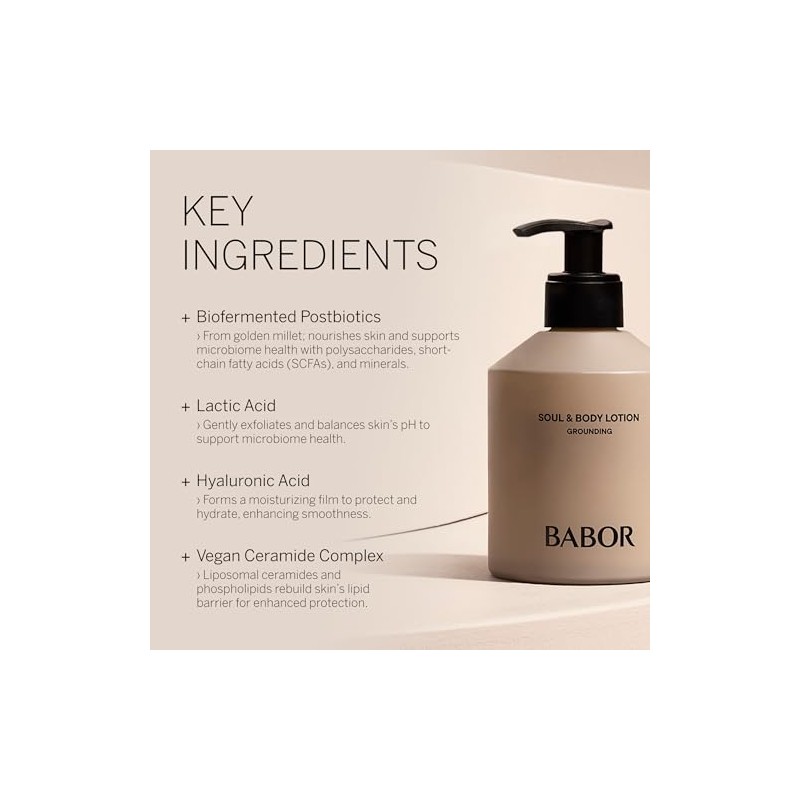 BABOR SPA, GROUNDING Soul & Body Lotion