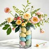 16 pcs Plastic Easter Eggs Decor,2.4in Easter Speckled Eggs for