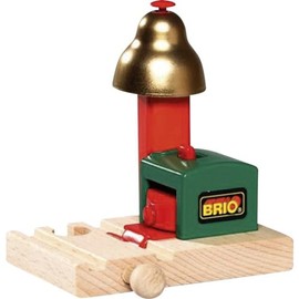 BRIO World – Segnale Magnet, Campana Multicolore - Adatto a bambini di età superiore a 3 anni