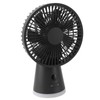 Desktop Fan Portable 5 Speed Power Display Quiet USB Rechargeable