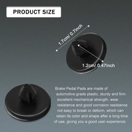 12 PCS Car Brake Light Switch Stopper, Brake Switch Stopper, Automotive Brake Switch Pad, 90541-06036 Car Stop Pad Switch Stopper Suitable for Most Cars Trucks