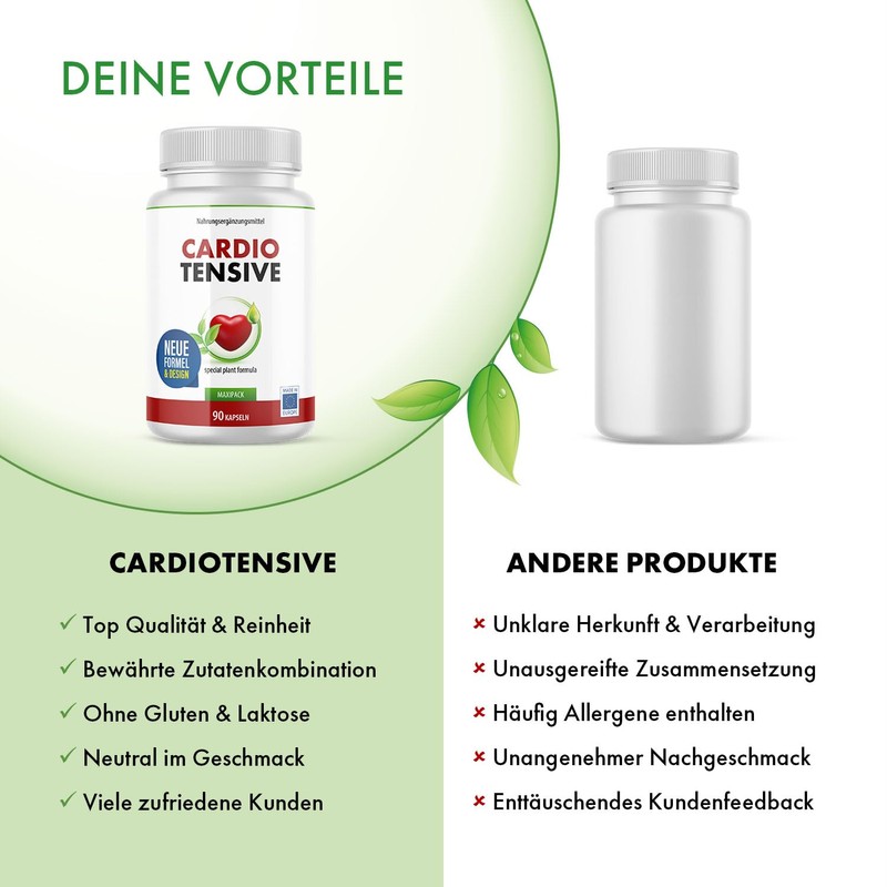 Cardiotensive Capsules - 90 Capsules - Quality for Men and