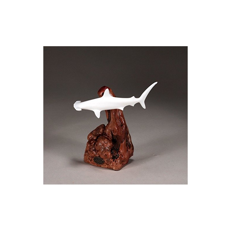 HAMMERHEAD SHARK Sculpture from JOHN PERRY 7in tall. Pellucida Statue