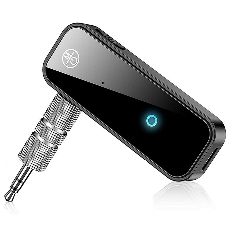 Bluetooth 5.0 Receiver 3.5mm Interface 2 in 1 AUX Adapter