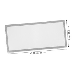 Mipcase 4Pcs Magnetic Floor Vent Covers Air Vent Filters Durable Mesh Screens for Home Commercial Industrial Use Snug Fit Chic Design White Color