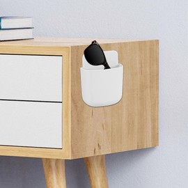 Remote Control Box Wall Mount - Remote Organizer Hanging Mount Box | Writing Utensil Storage Organizer Case for Fridge, Locker,