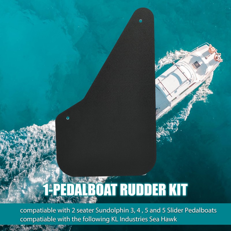 HECASA Paddle Boat Pedalboat Rudder Kit Compatiable with Sundolphin 2,