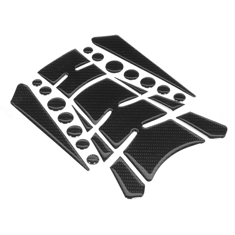 5D Real Carbon Fiber Motorcycle Decal Tank Protector, Tank Pad