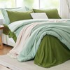 Kozyhvn Green Comforter Set, 7 Pieces - King Size, All-Season