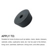 METALLIXITY 10pcs Rubber Bumper Feet 25x12mm Round Leg Pads Floor