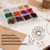 300 Pieces Safety Bulb Pins，Durable Metal Gourd Pin in 12
