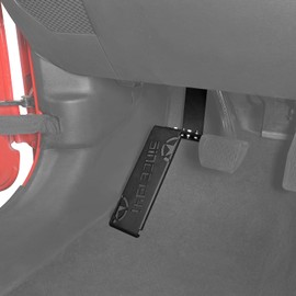 Hooke Road Dead Pedal Left Side Foot Rest Kick Panel Compatible with Jeep Wrangler JL/Gladiator JT (Excluding 4xe) 2018 2019 2020 2021 2022 2023 2024 2025