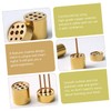 Operitacx 4Pcs Copper Multi-Hole Incense Holders Design Unique and Delicate