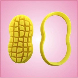 Embossed Peanut Cookie Cutter 3-1/2 Inches