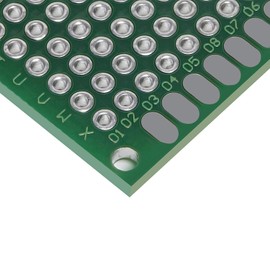 LampVPath (Pack of 4) PCB Prototype Board, Double Sided PCB Proto Board for DIY Solder Breadboard, 3cm X 7cm(1.181" X 2.755") Universal Printed Circuit Board