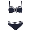Sunflair Women's Bikini Basic Set, Blue (Nachtblau), 12 (Size: 42B)