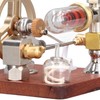 Adjustable Speed Stirling Engine Model Hot Air External Combustion Engine