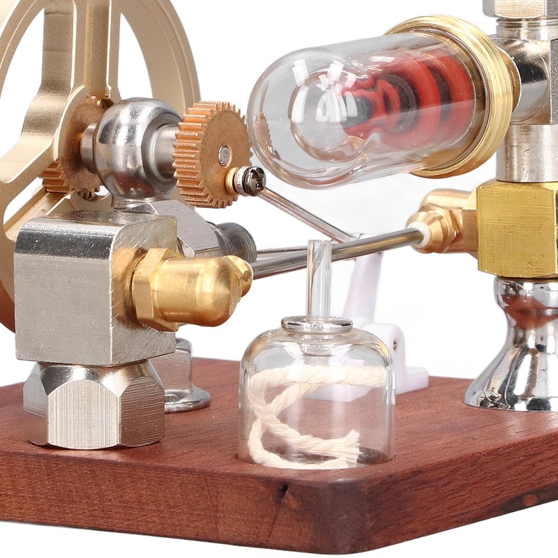 Adjustable Speed Stirling Engine Model Hot Air External Combustion Engine