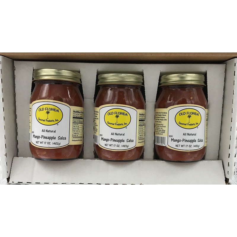 Old Florida Gourmet Mild Mango Pineapple Salsa - PACK OF