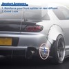 ACROPIX Universal Adjustable Aluminum Alloy 3"-5" 75mm Car Front Bumper