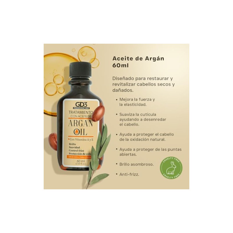 GD3 Tratamiento con Aceite de Argán 60 ml