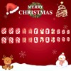 RUOKEXIN Christmas Red Press on Nails Short Square Fake Nails