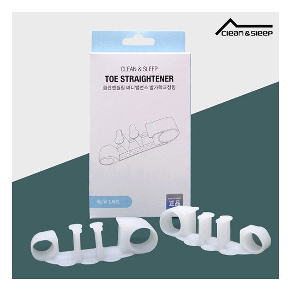 Body balance toe correction ring 1 set (left and right/toe