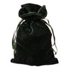 Paper Mart Hunter Green Velvet 6x9 Tarot and Dice Bag