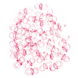 Kisangel 100Pcs Mini Pacifiers Safe Shower Decoration Lightweight Miniature Pacifiers for Parties Creative Favors and DIY Crafts