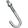 National Hardware N232-975 2195BC J Bolt in Zinc plated,1/2" x