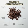 Warpath Coffee Medium Roast Ground Coffee, Breakfast Blend, High Caffeine,